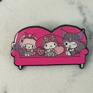 Loungefly Sanrio My Melody & Kuromi Slumber Party Loveseat Sofa Couch Enamel Pin